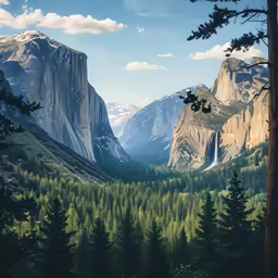 there is a mountain view in this area