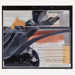 abstract painting depicting a star wars scene with lights
