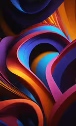 a close up of many different colored objects,colorful tubes of paper are stacked on top of each other