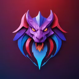 a paper piece with a colorful dragon