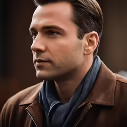 an image of a man staring away