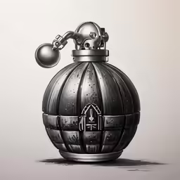 an artistic, unique illustration of a ball like object