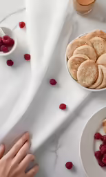 close up view of the desserts on the plate