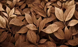 several large green leaves that are on some plant life