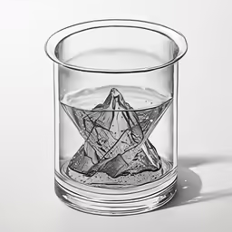 an image of an object in the glass