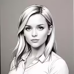 a woman posing for a black and white photo