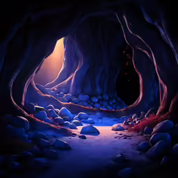 an image of a path inside the tunnel
