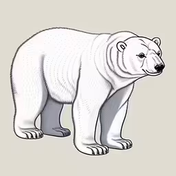 /tmp/FOOLcksLP.jpg = an engraving of a polar bear
,/tmp/FOOLcksLP.jpg = a polar bear standing upright looking to the side
,/tmp/FOOLcksLP.jpg = the polar bear, standing up, is drawn on a grey background
,/tmp/FOOLcksLP.jpg = the side view of a white polar bear
,/tmp/FOOLcksLP.jpg = white polar bear on light background
,/tmp/FOOLcksLP.jpg = an adult polar bear with a thin neck is shown
,/tmp/FOOLcksLP.jpg = the drawing is of a polar bear with short legs
