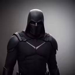 a man wearing a darth vader costume and armor