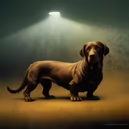 the dog in the picture is very large