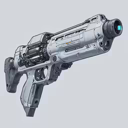 an image of a gun in the air