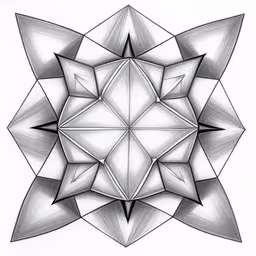a drawing of a flower that has been made with pencil,an artisticly designed drawing of a flower