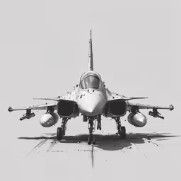 the military airplane is painted black and white
