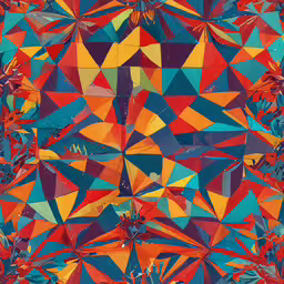 a very colorful artwork design with bright colors,a psychedelicly colored background with a bright orange and blue color scheme