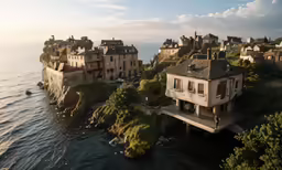 the house in the lake has a dock to it