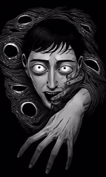 an image of a woman that looks like a face