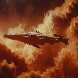 a very large airplane flying in the sky
