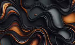 an abstract painting is shown with various shapes and colors
