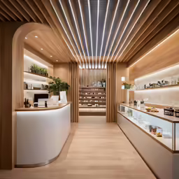 this is an image of a modern bakery