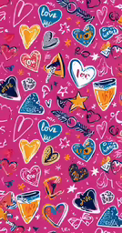 a bunch of different kinds of stickers