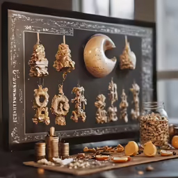 this is an interesting picture of some things to eat