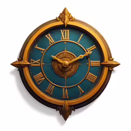 a close up of a clock on the wall