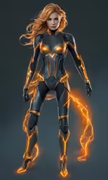 the character for a game called ultragirl