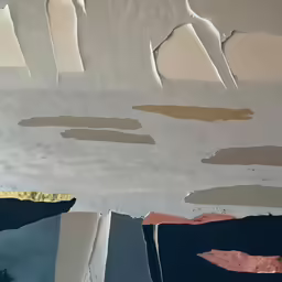 paint strokes arranged in different shades and sizes