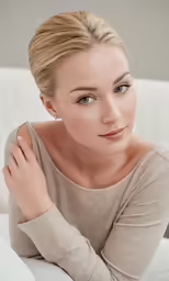 a close up of a person laying down