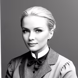 a black and white photo of a beautiful woman