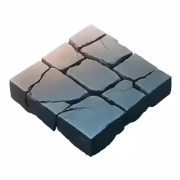 some kind of concrete block with cracks