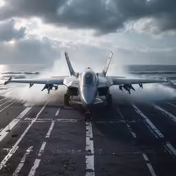 an aircraft is on an air port carrier