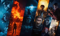 a series of movies with different actors
