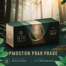 the packaging design for prismes smile, which is in front of some trees