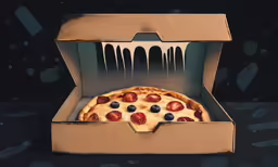 a pizza that has some toppings on it