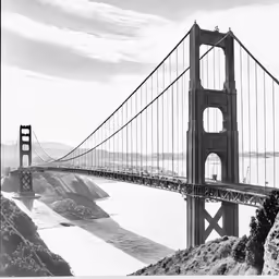 a view from a hill looking at the bay bridge