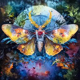 an insect on the cover of a magazine