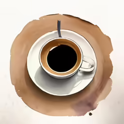 a coffee cup sitting on top of a saucer