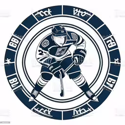 a hockey logo for a team