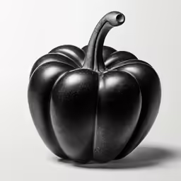 an artistically - black pepper is featured on the back
