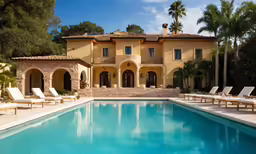 an image of a big house in the yard