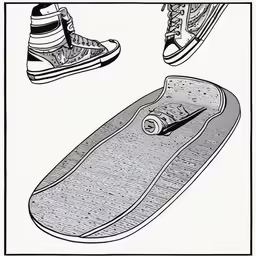 an old skateboard sitting on top of it