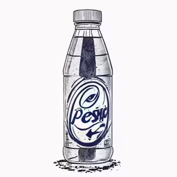 a pepsi can is sitting on the table