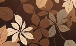 an image of a wall paper with many leaves on it