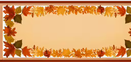 an ornate leafy border is featured with a white background,a painting of an artistic frame with leaves and ribbons