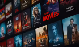 the poster display for movies is shown in all the right places