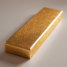 a piece of gold is shown on the floor