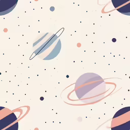 a space theme with saturn, saturn pluto
