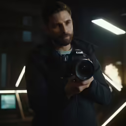 a man is taking a photo of himself with his camera