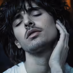 an image of a man with hair and piercings on